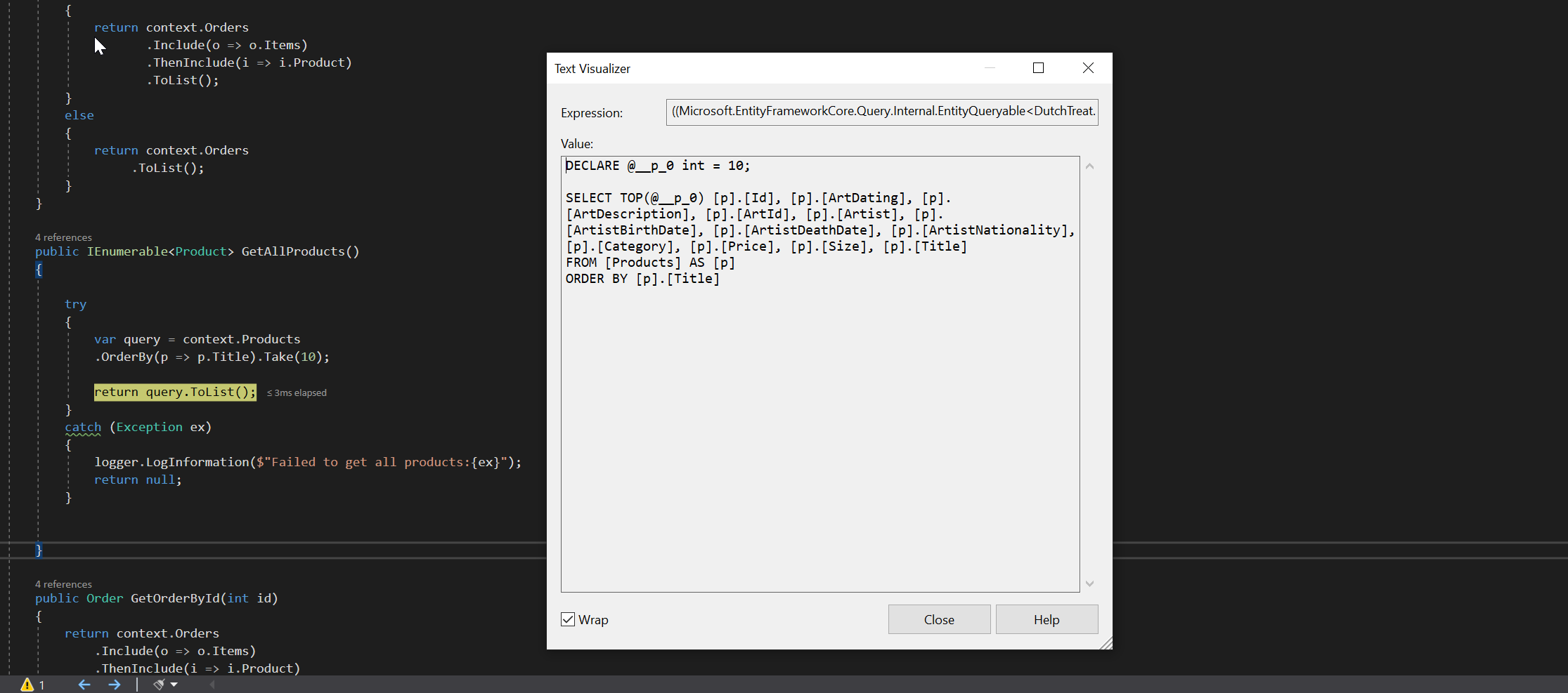 3 Ways to View and Log the SQL Generated by Entity Framework Core 5