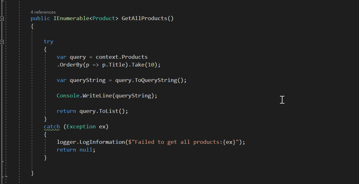 3 Ways to View and Log the SQL Generated by Entity Framework Core 5